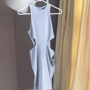 Express fitted sparkle dress